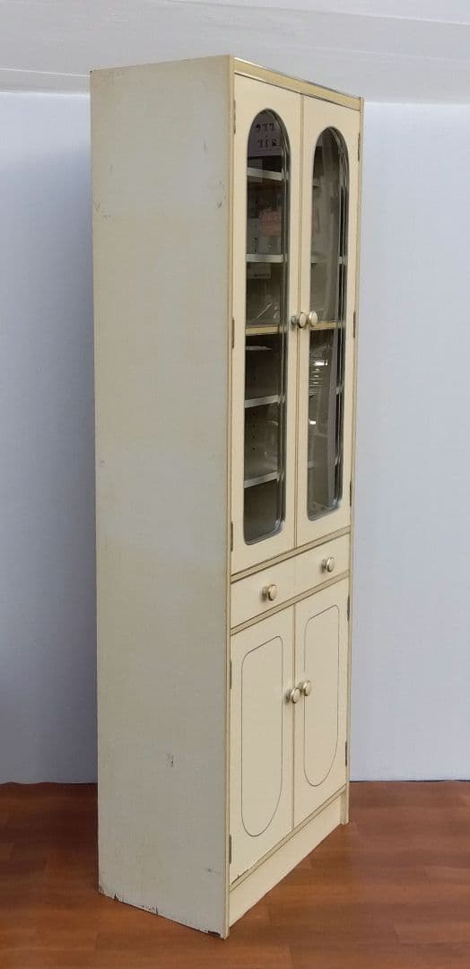 レトロポップ　食器棚　アーチ型　飾り棚