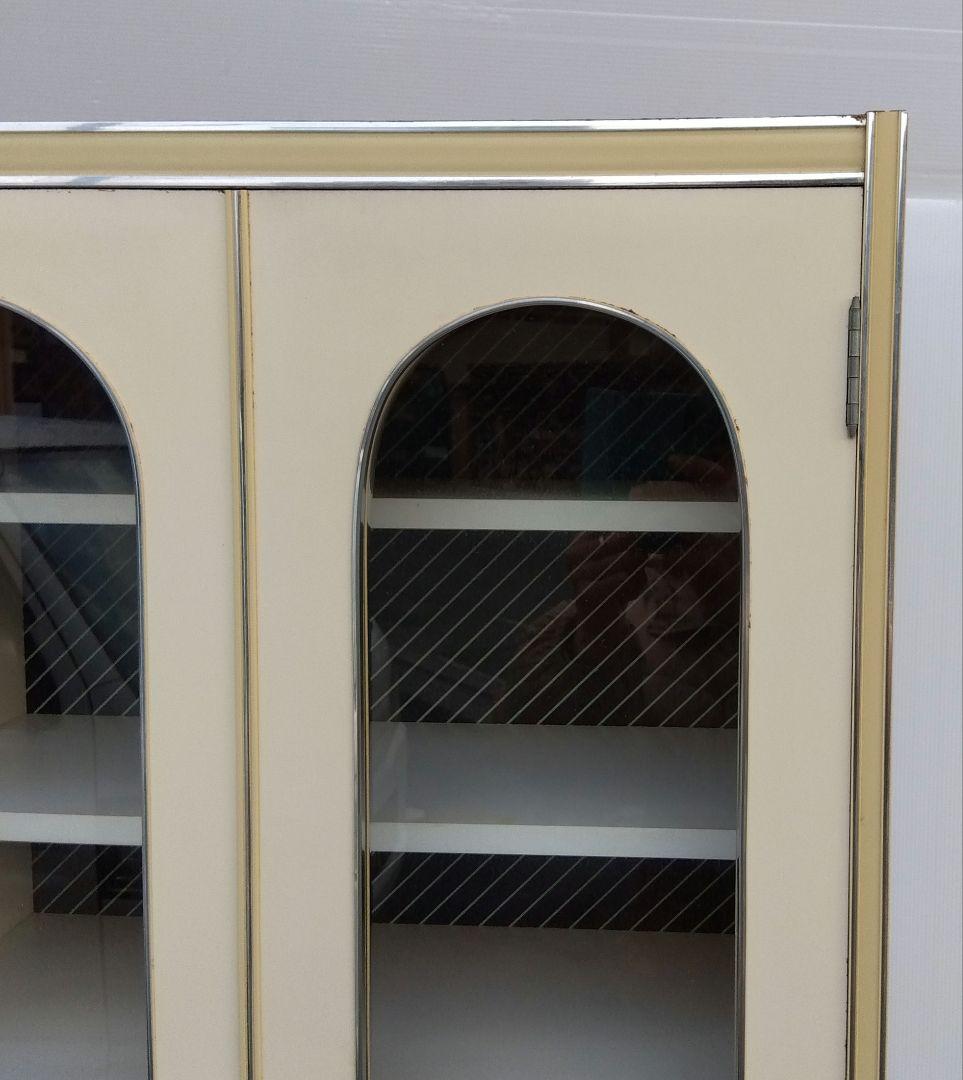 レトロポップ　食器棚　アーチ型　飾り棚