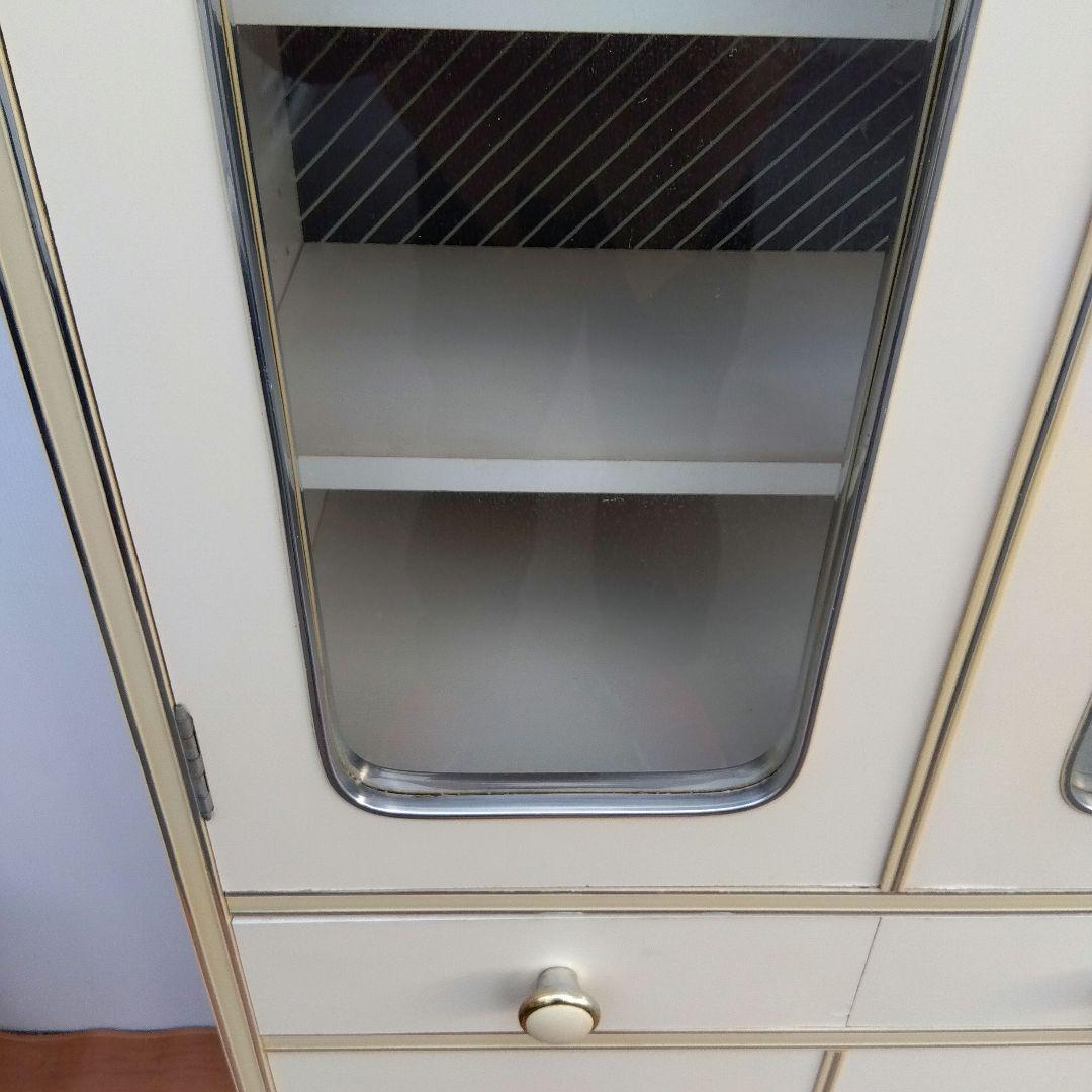 レトロポップ　食器棚　アーチ型　飾り棚