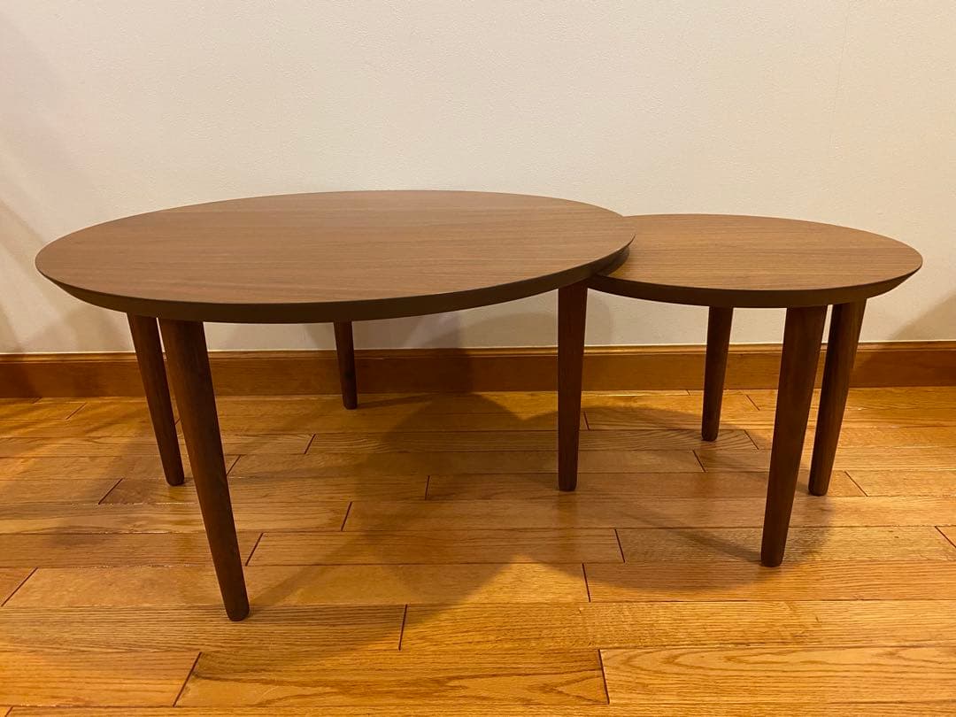 高野木工 バルーン センターテーブル リビングテーブル 69-2 ウォールナット