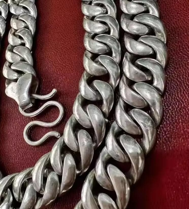 S925刻印 喜平ネックレス 約177g 重量級 ヴィンテージ メンズ　2