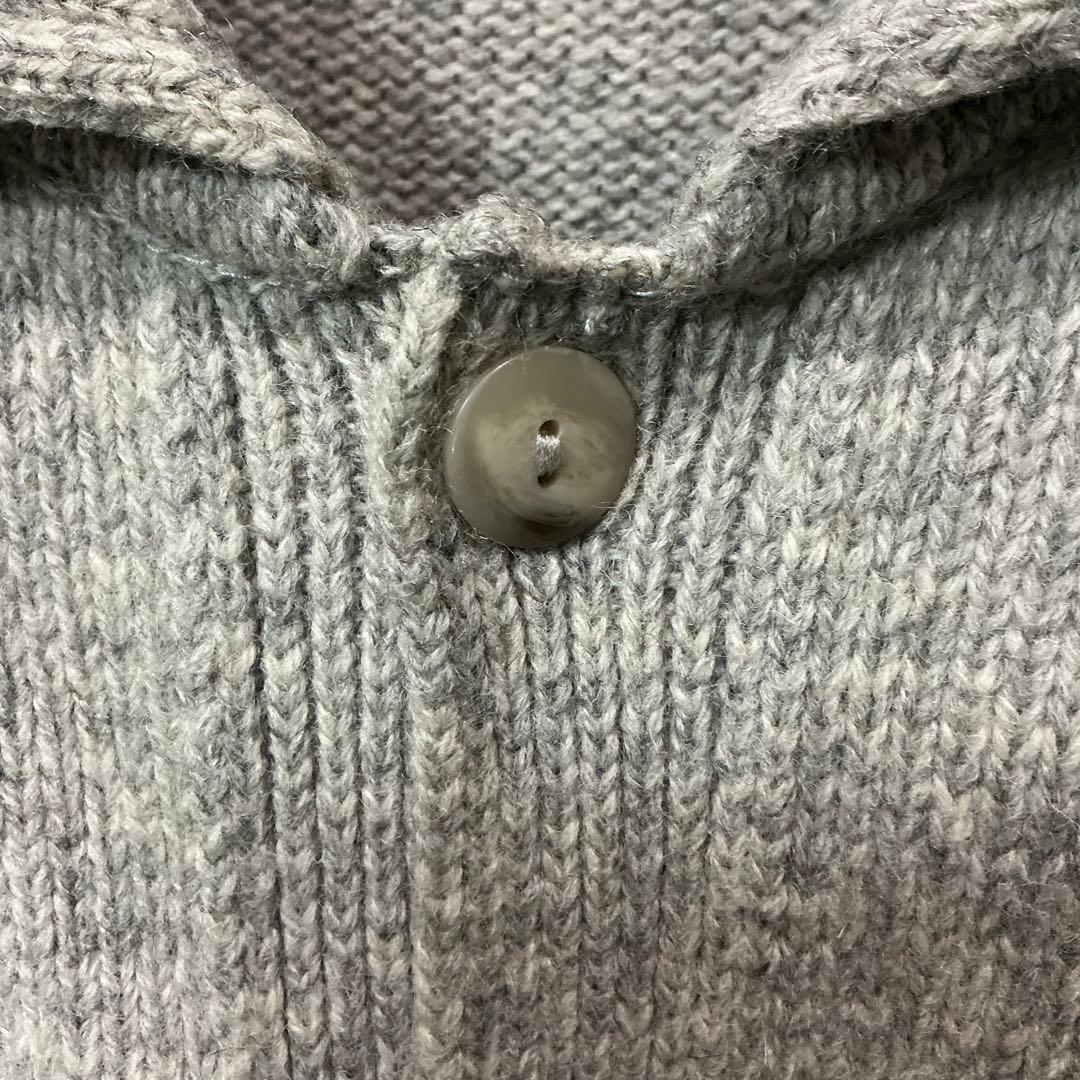 INVERALLAN ニットカーディガン　グレー　サイズ38