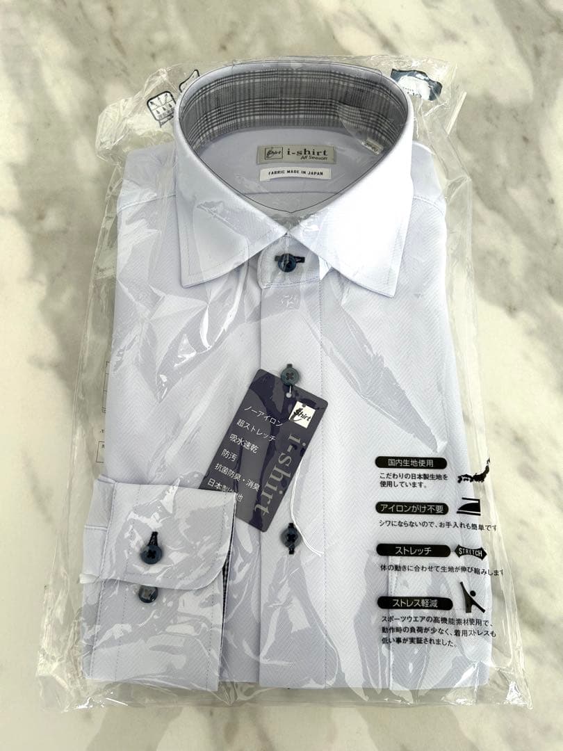 【又7】ワイシャツ　長袖　5枚セット　i-shirt ノーアイロン