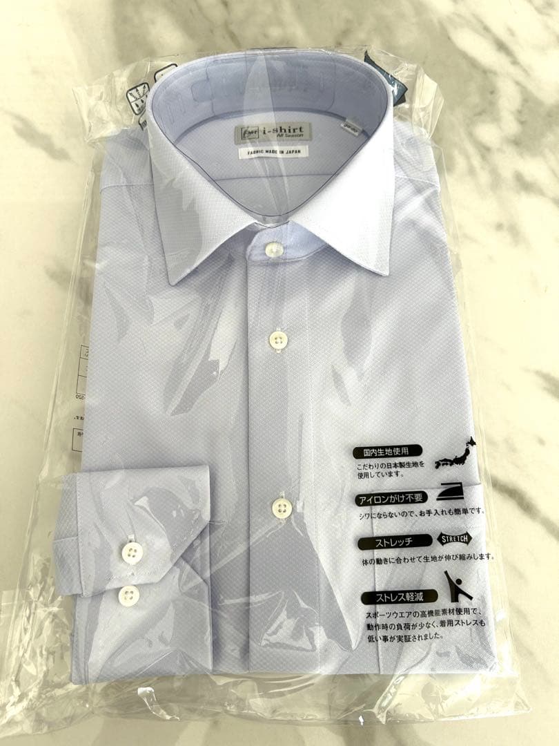【又7】ワイシャツ　長袖　5枚セット　i-shirt ノーアイロン