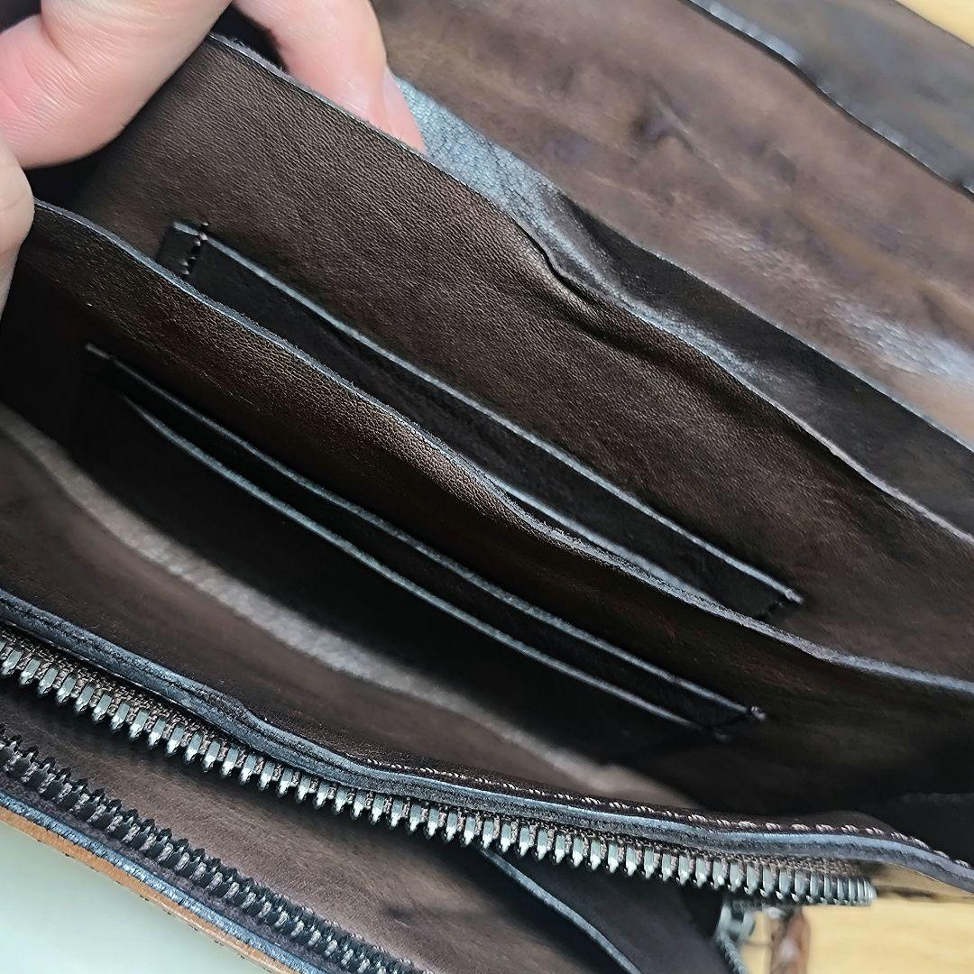 廃盤品　シンパシーオブソウル　アナック　ウォレット　迷彩　長財布　山羊革