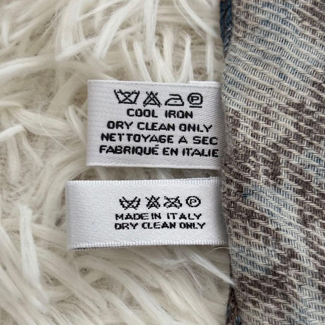 ディオール トロッター ウール×アンゴラ×シルク マフラー メンズ レディース