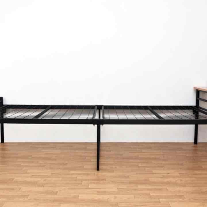 棚付きパイプベッド　IVWH