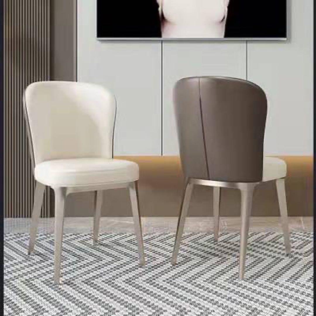 ダイニングテーブルセット 大理石調 アート脚デザイン モダン