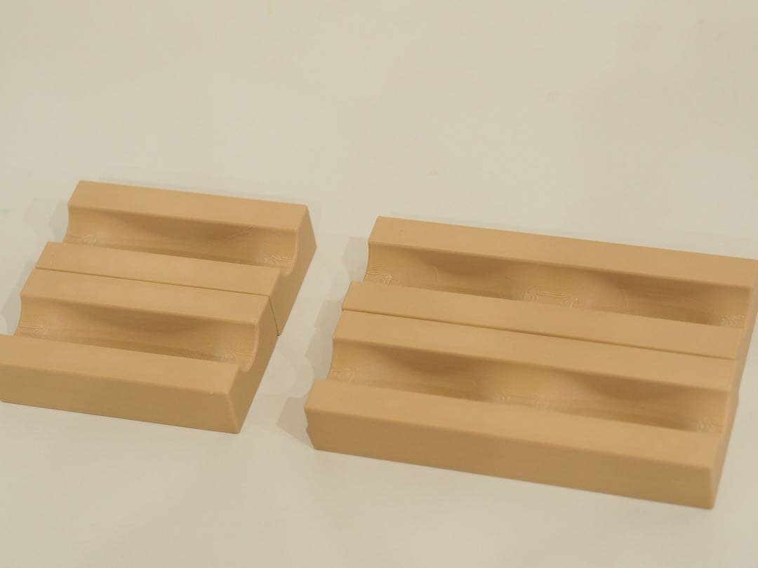 【りんご】マグキューブ 磁石内蔵型 ビー玉転がし ライトブラウン