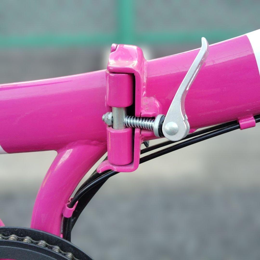 ARCHNESS 折りたたみ自転車 ピンク