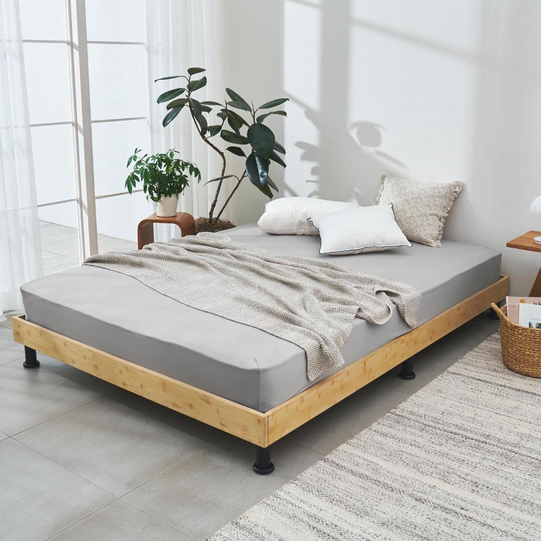 GOKUMIN すのこベッド シングル 竹素材 天然竹 国産ベッド