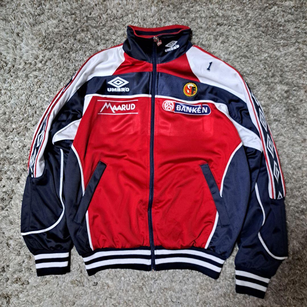 希少　90s 　アンブロ　ノルウェー代表　トラックジャケット　ジャージ