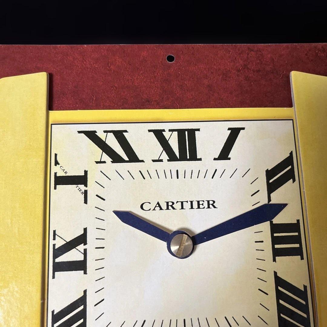 カルティエ 紙製タンク 時計 ノベルティ 壁飾り