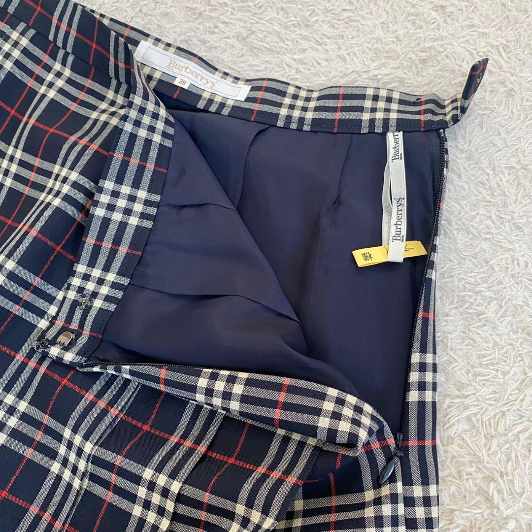 美品✨　Burberrys ノバチェック　プリーツスカート　38