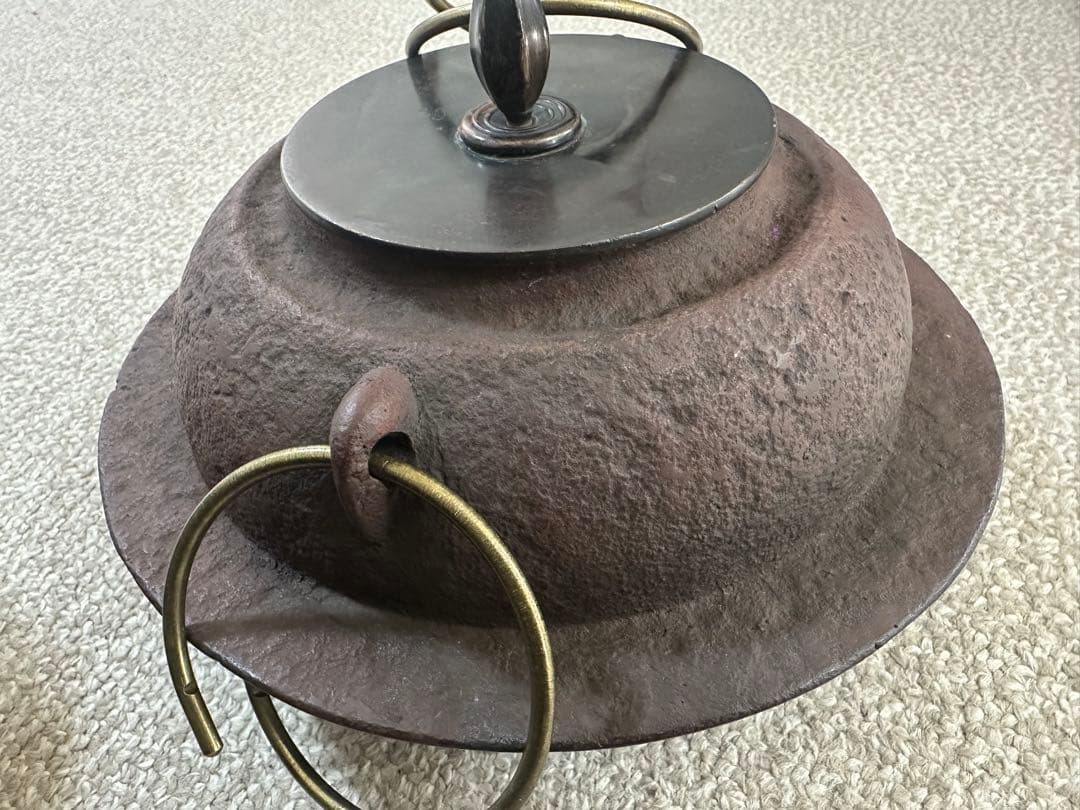 鉄瓶急須、明治時代、急須、煎茶道具、茶道、茶器、金工品、骨古民家??分かりません