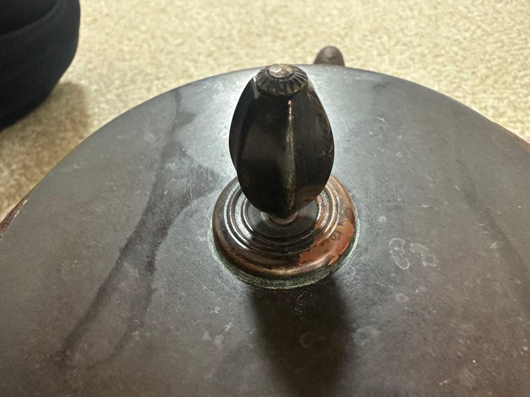 鉄瓶急須、明治時代、急須、煎茶道具、茶道、茶器、金工品、骨古民家??分かりません