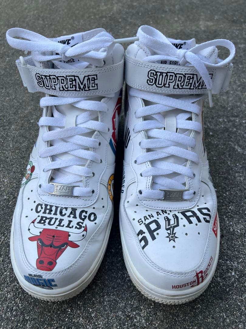 Supreme×NIKE×NBA コラボ Air Force1 ホワイト26cm