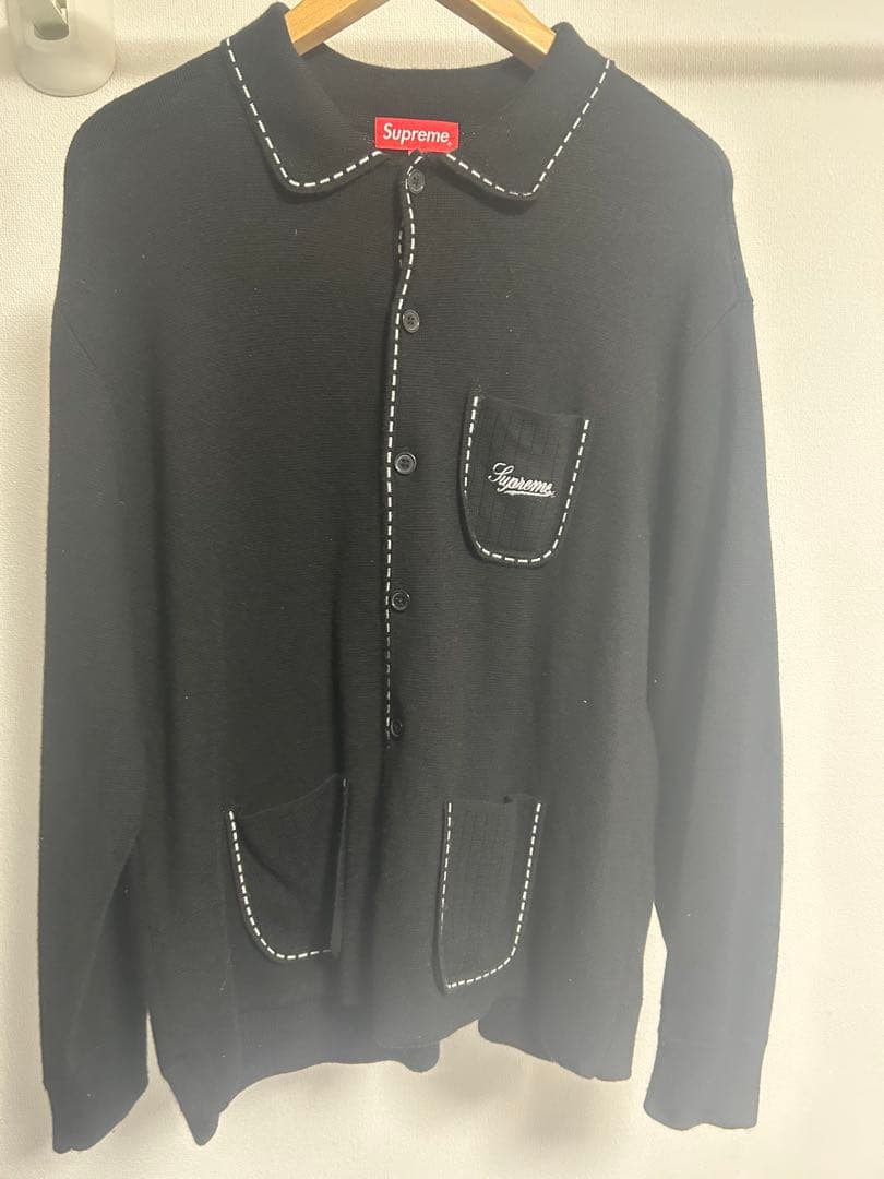 Supreme カーディガン XL ブラック