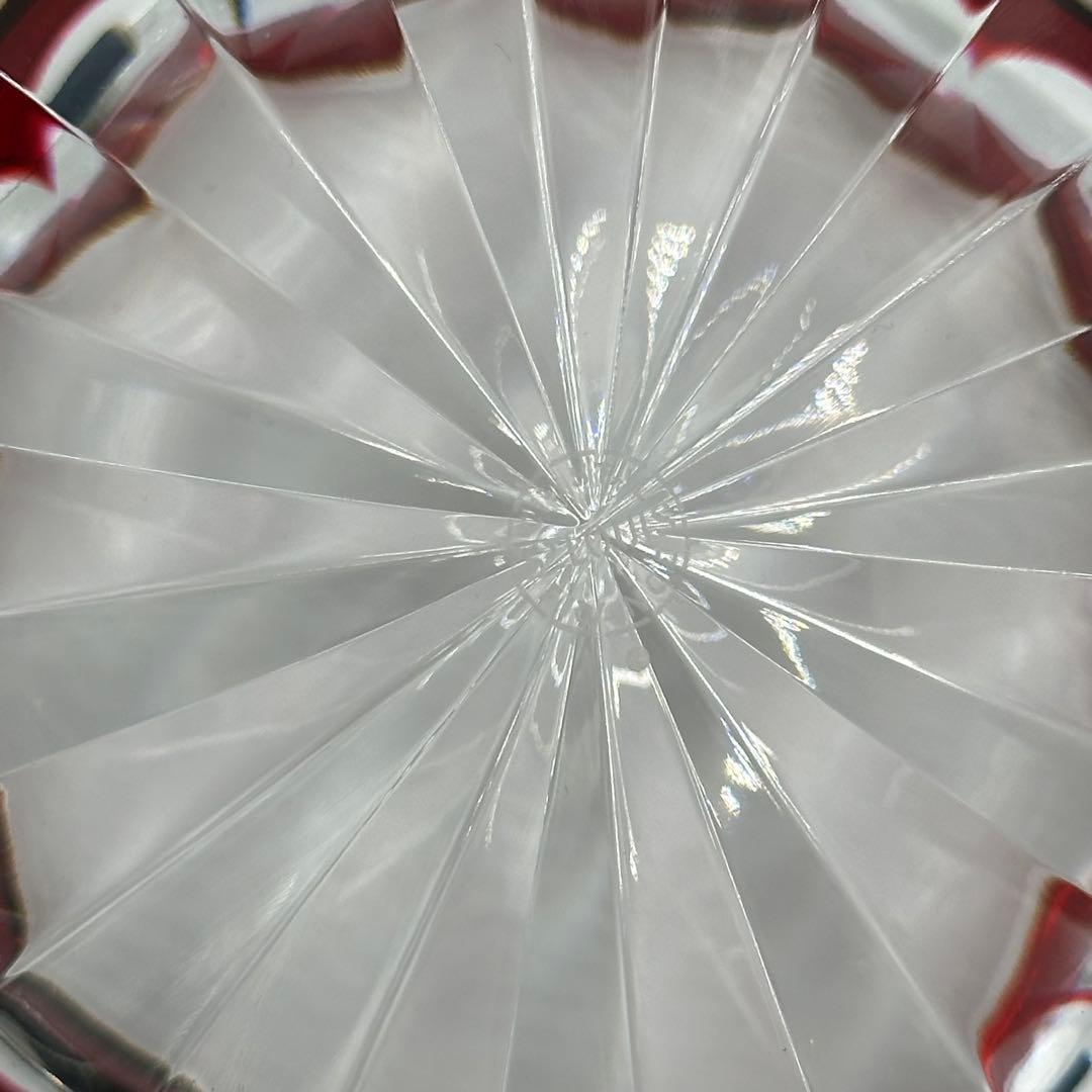 サンルイ クリスタルアッシュトレイ 灰皿 箱付き 煙草 喫煙 トレー 受け皿