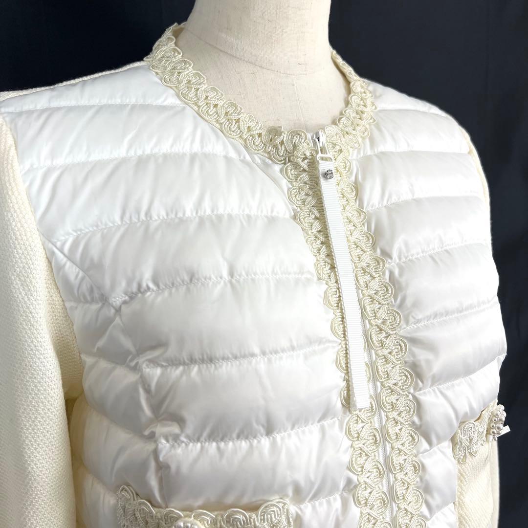 『未使用品』Super Beauty ハイブリッド　ダウンジャケット　ビジュー