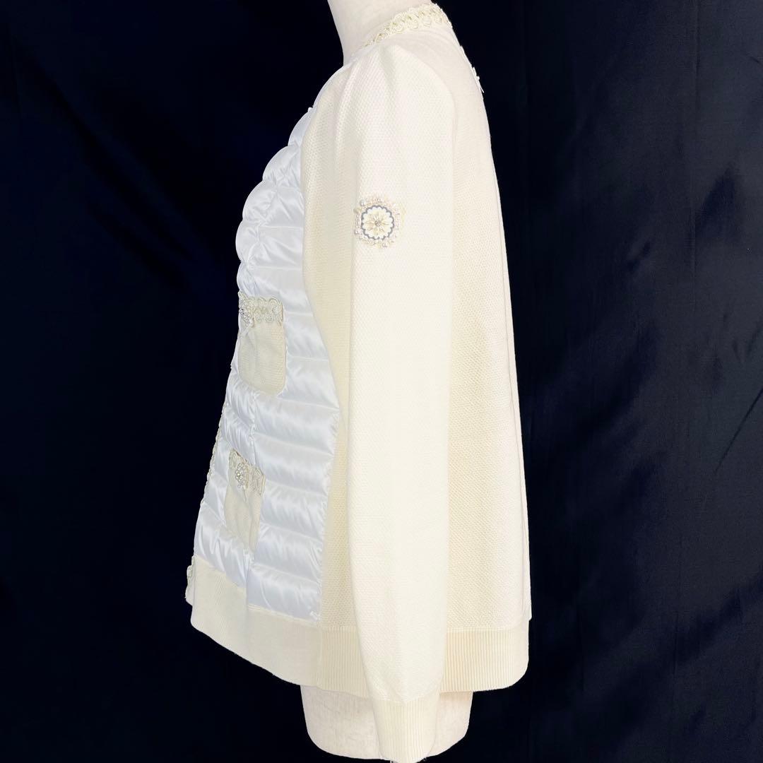 『未使用品』Super Beauty ハイブリッド　ダウンジャケット　ビジュー