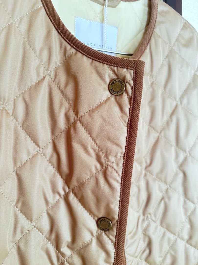 マッキントッシュフィロソフィー　キルティンコート ベージュ サイズ38
