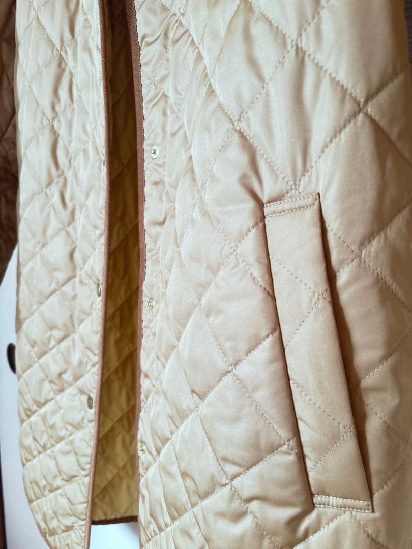 マッキントッシュフィロソフィー　キルティンコート ベージュ サイズ38