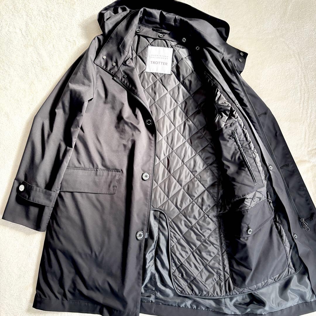 マッキントッシュフィロソフィー　ベルファスト　トロッター　黒　38　ライナー付き