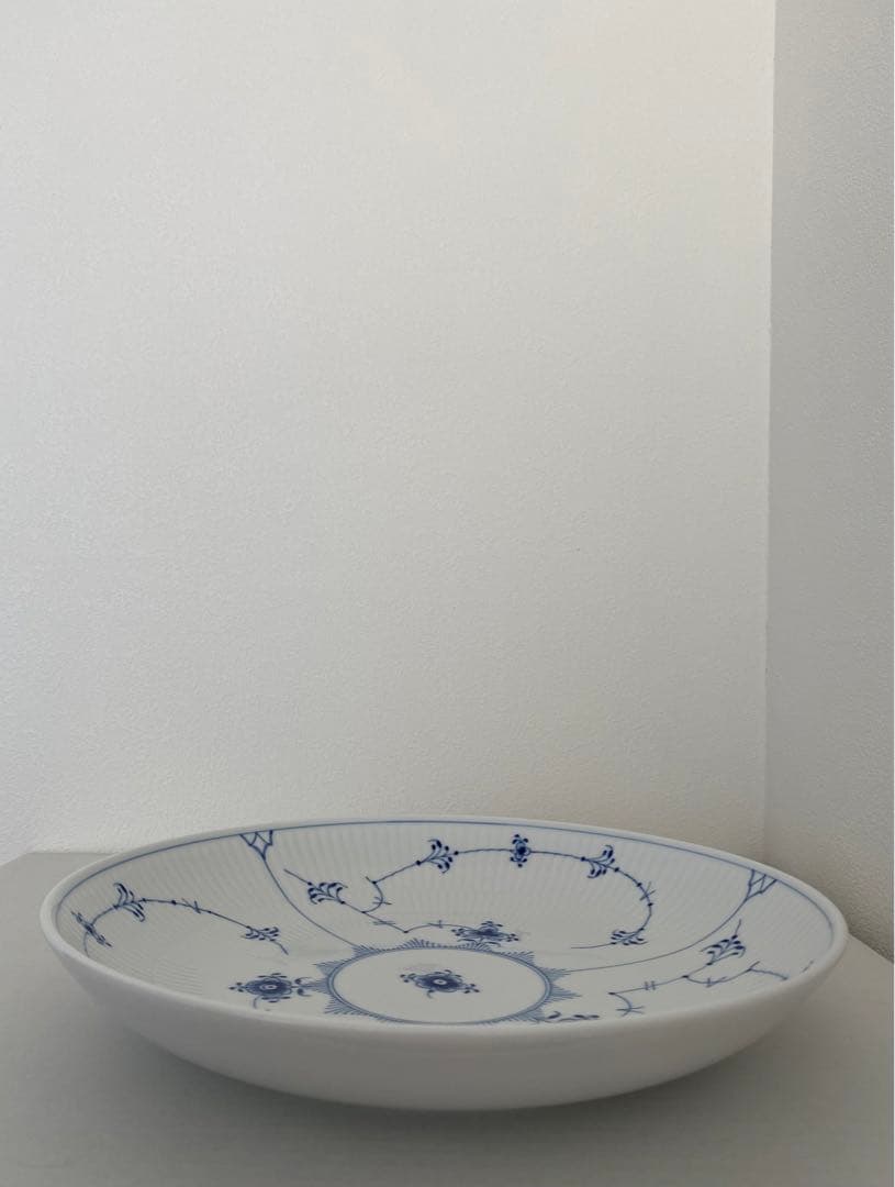 ロイヤルコペンハーゲン　ブルーフルーテッドプレイン　25cm な2枚セット