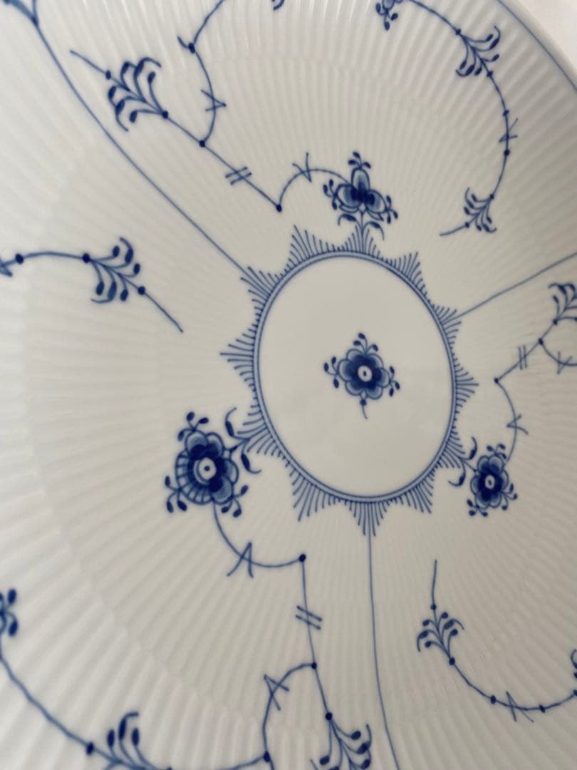 ロイヤルコペンハーゲン　ブルーフルーテッドプレイン　25cm な2枚セット