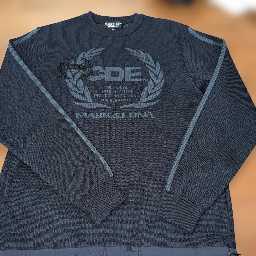 MARK&LONA セーター 46 ダークブルー