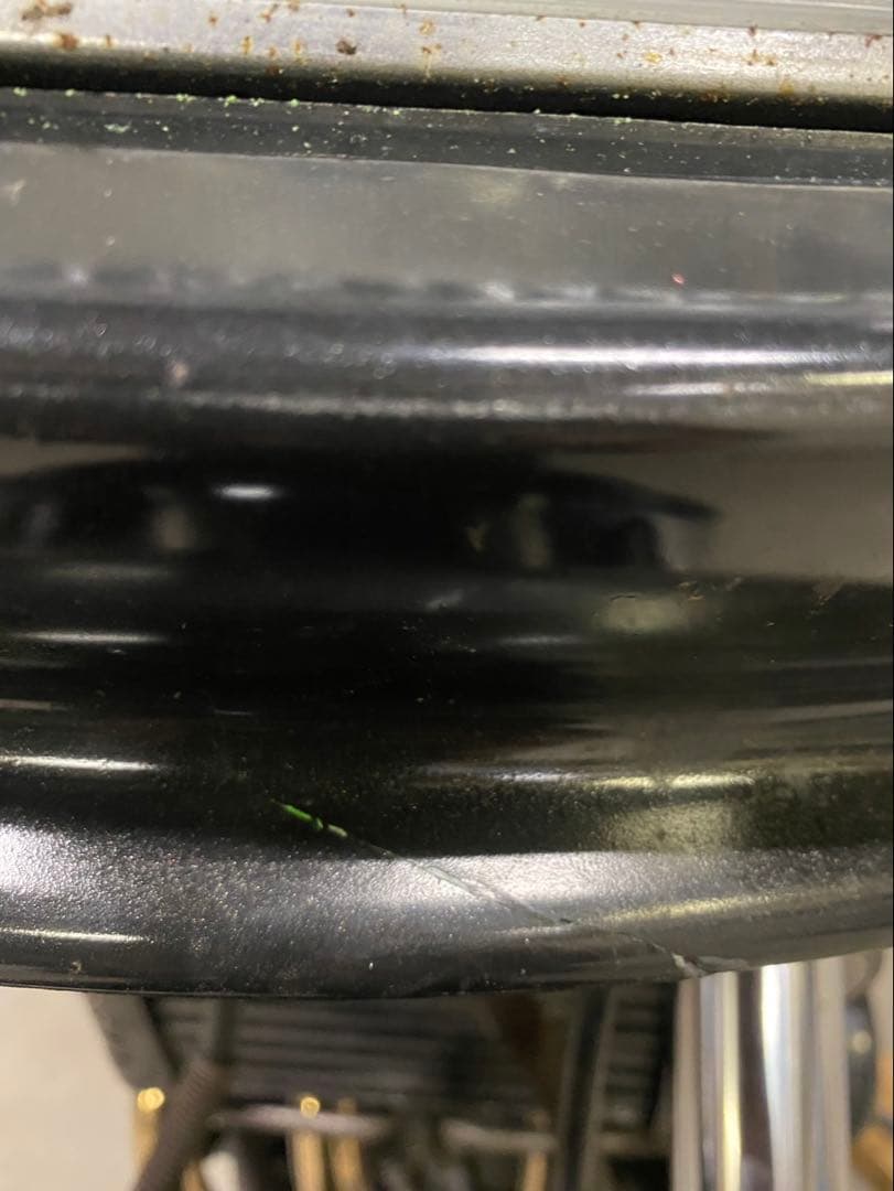 johnrev9　Kawasaki カウル 黒/赤/白 ストライプデザイン