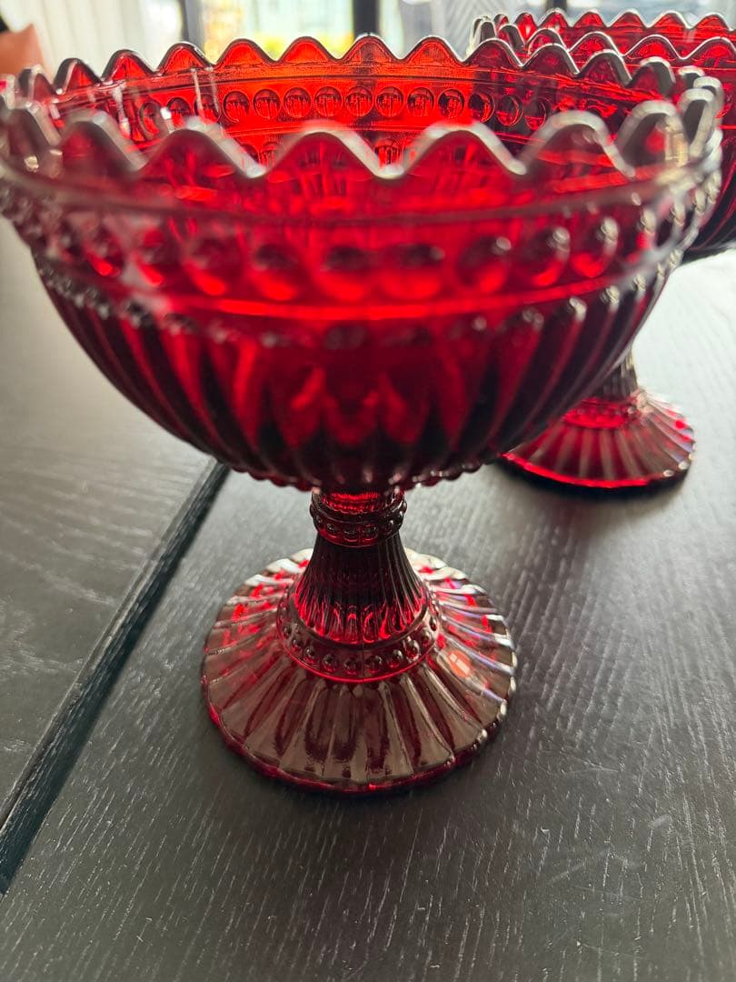 希少　マリメッコ　#イッタラ　マリボウル　ラージ2個セット　クランベリー