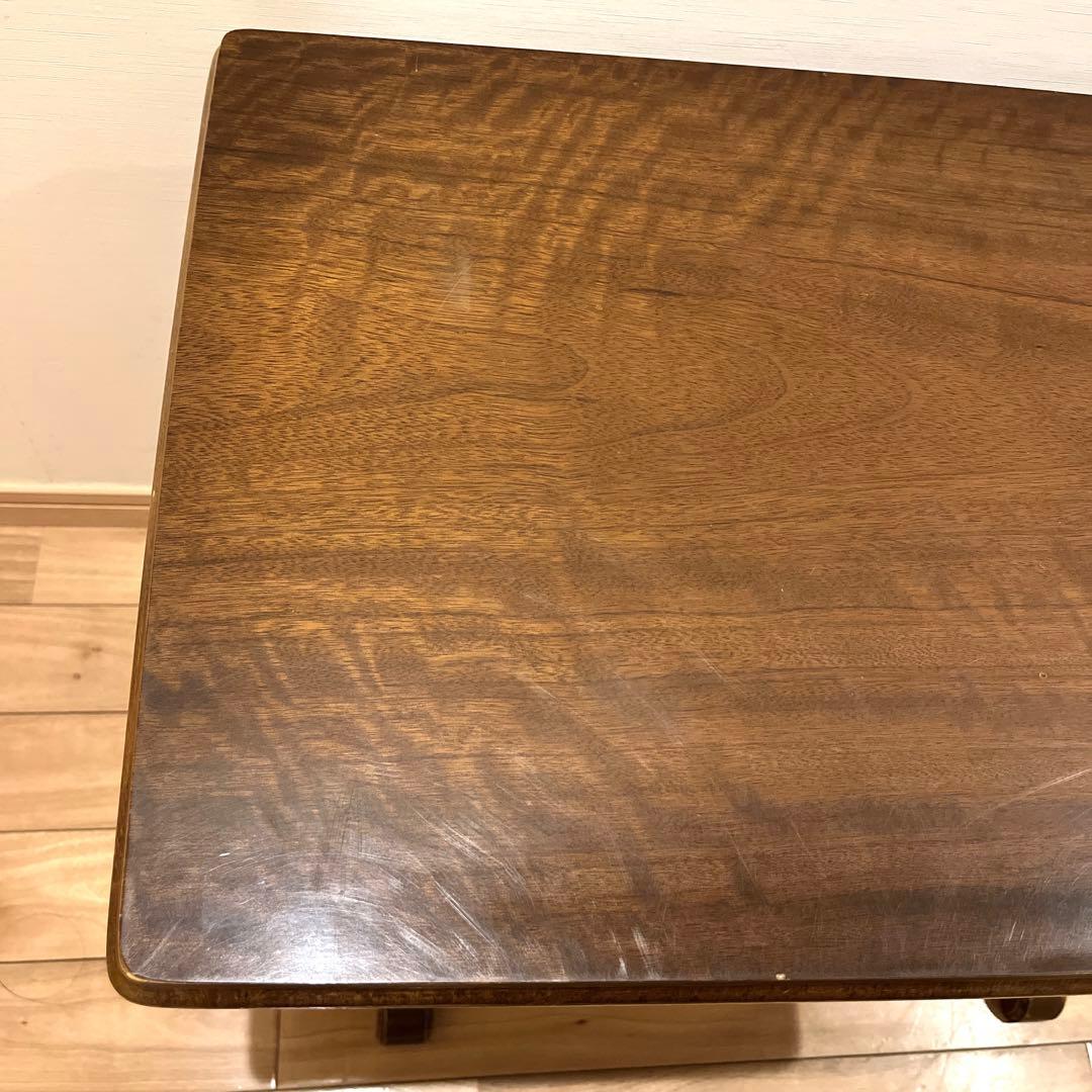 カリモクkarimoku サイドテーブル マガジンラック付 コロニアル 机 花台