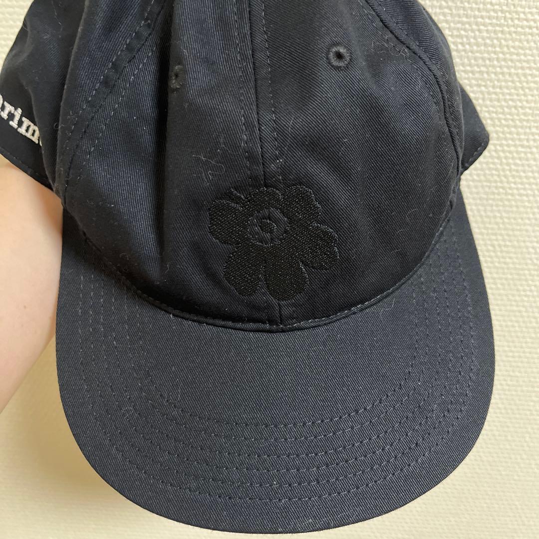 marimekko 黒 ベースボールキャップ