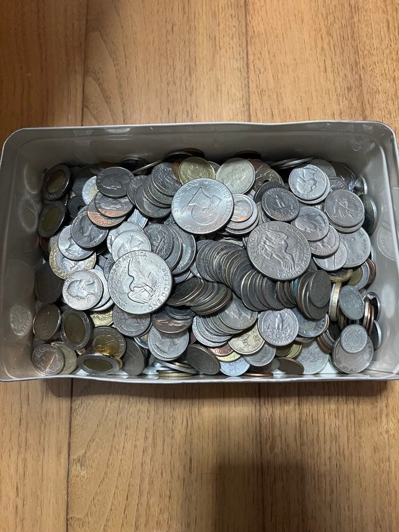 外国まとめ　約3kg　外貨　外国　硬貨　まとめ売　大量