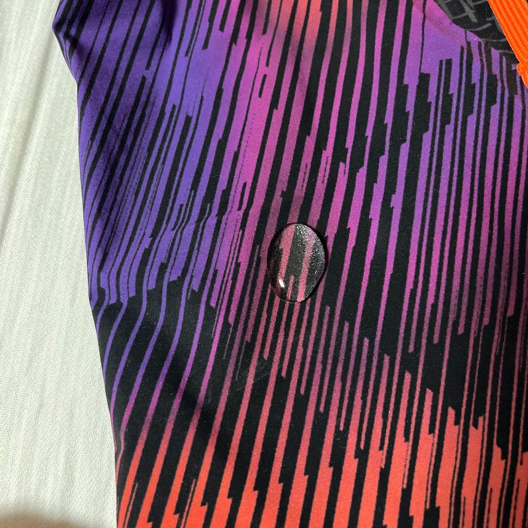 アシックス競泳水着 ブラックベース 試合用 Finaマーク付き