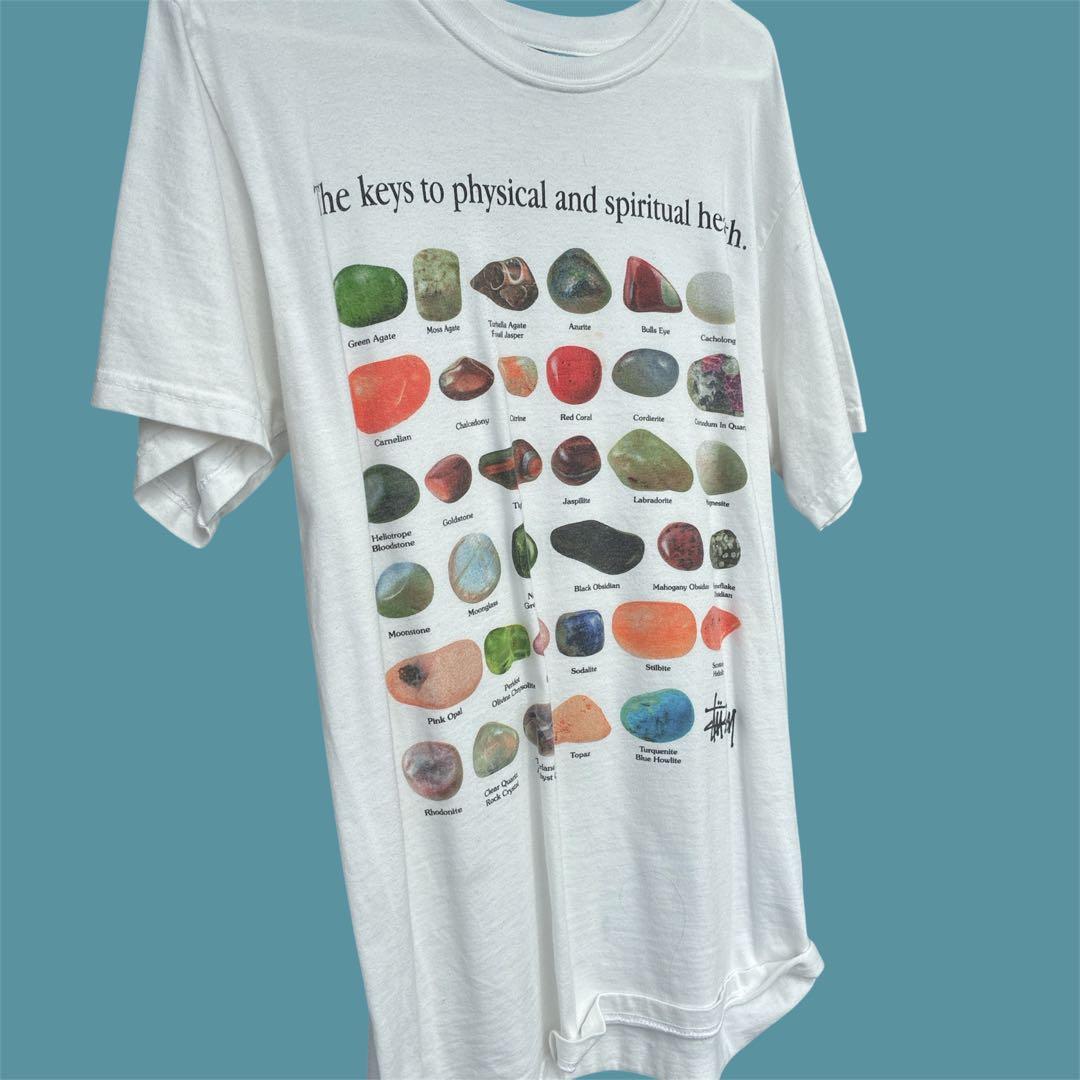 や*ま様 stussy stone 石 Tシャツ