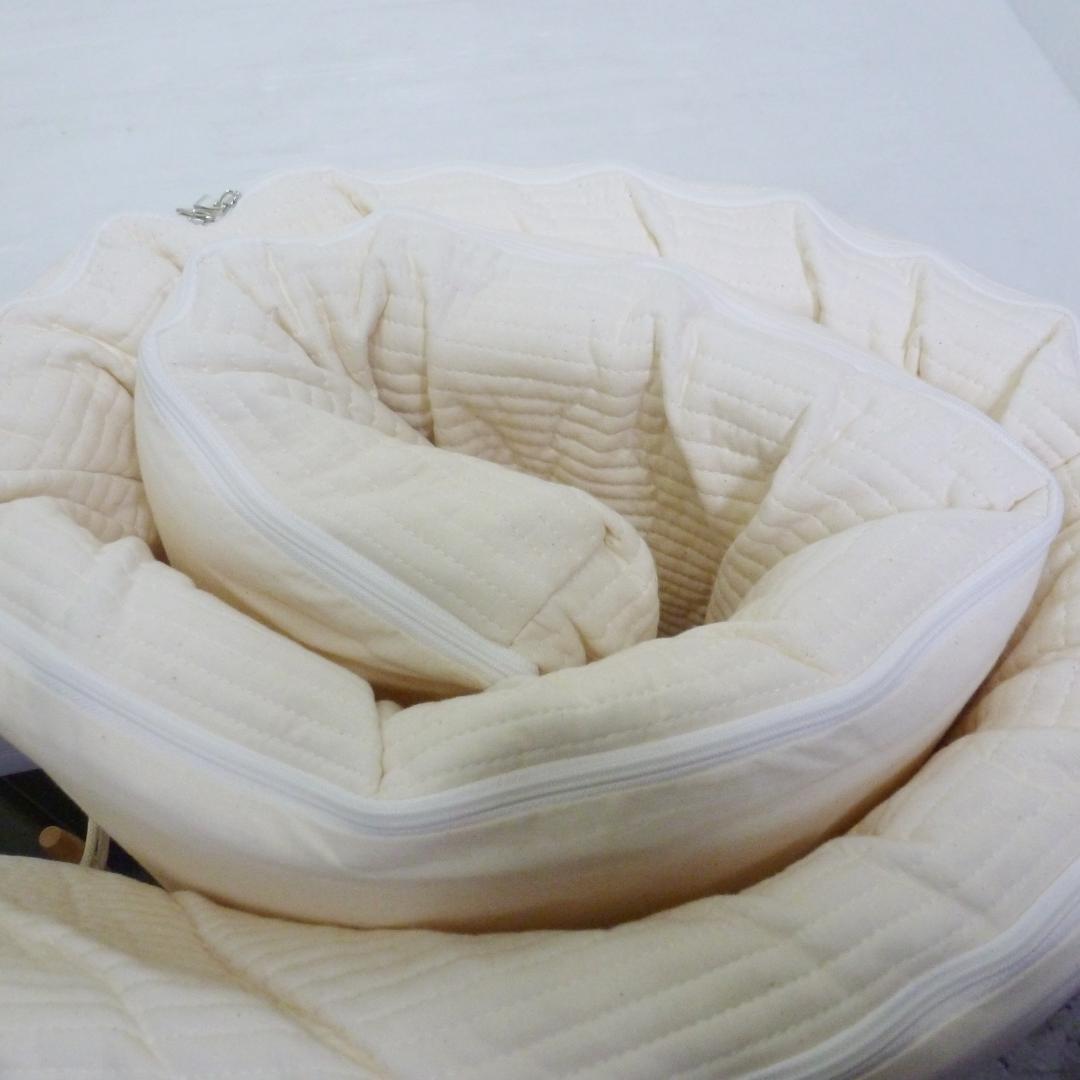 ROOMINE コットンメモリーフォームトッパー ナチュラルコットン 敷布団 ③