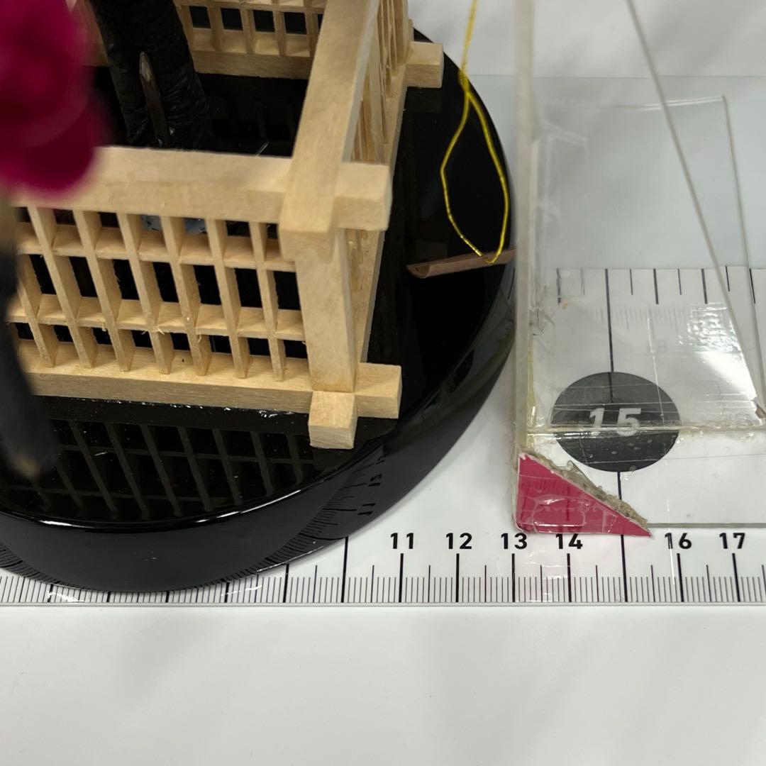 雛人形　桃の節句　雛道具　栄35号黒塗楕円