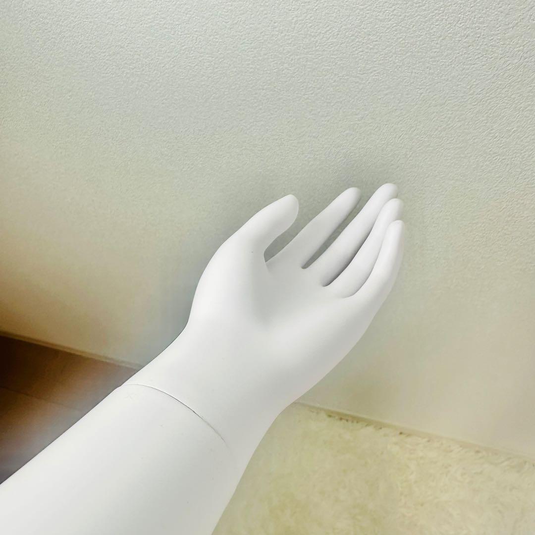 パールイデア 全身トルソー マネキン 女性 ホワイトマネキン 土台付き 高さ調