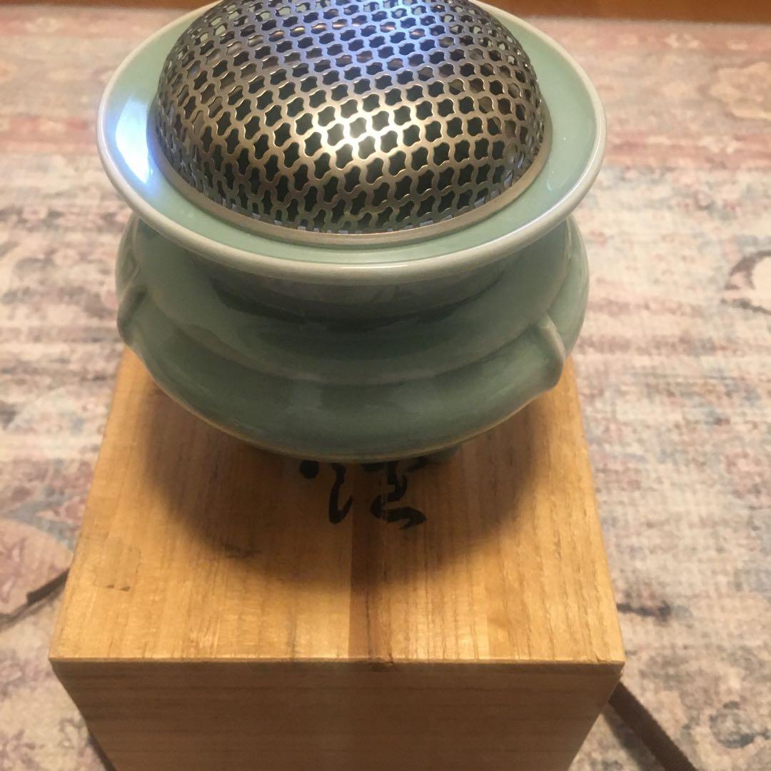 中国美術 古美術　青瓷 龍泉窯  香炉