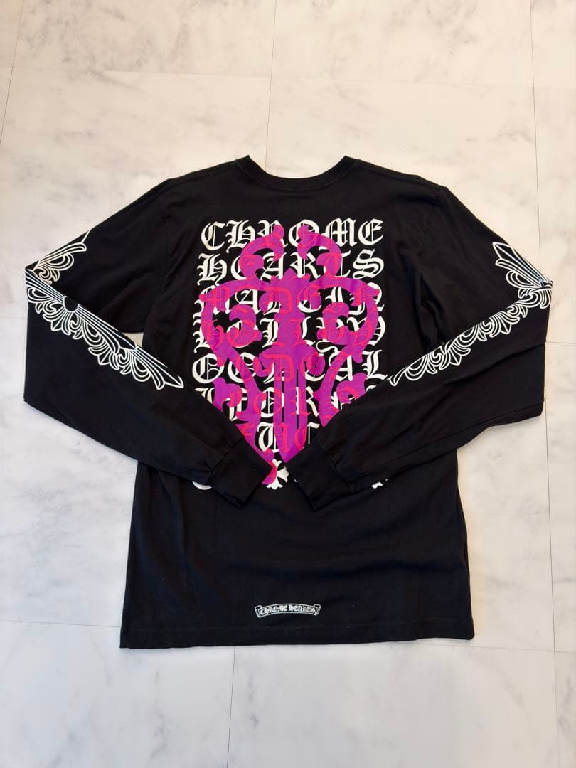 クロムハーツ ダガーアイチャート ロンT 試着のみ size.L