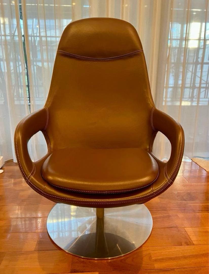 ボーコンセプト　ブラウンレザーチェア　 BoConcept