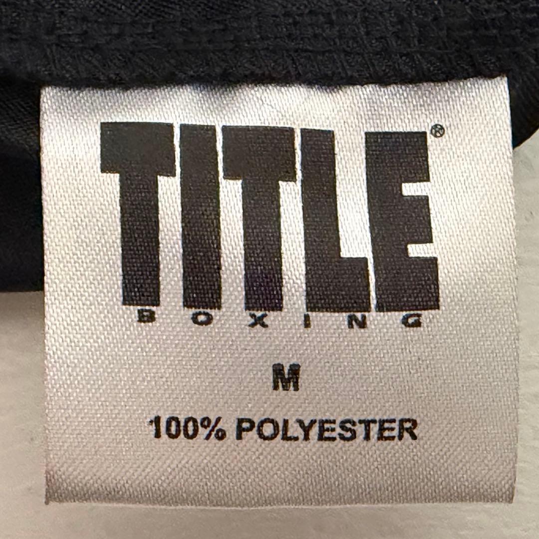 TITLE BOXING タイトル EDGE BOXING TRUNKS 黒 M