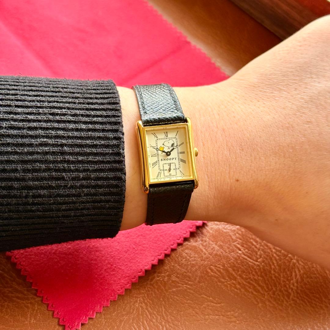 ヴィンテージ VEGA CITIZEN SNOOPY タンク腕時　1994年