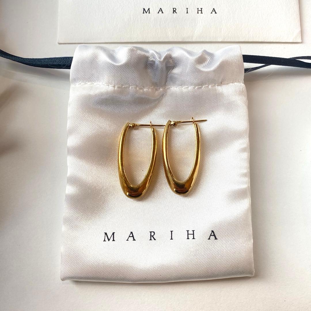 美品　MARIHA MYSTIC ORBS HOOP P ピアス（両耳）