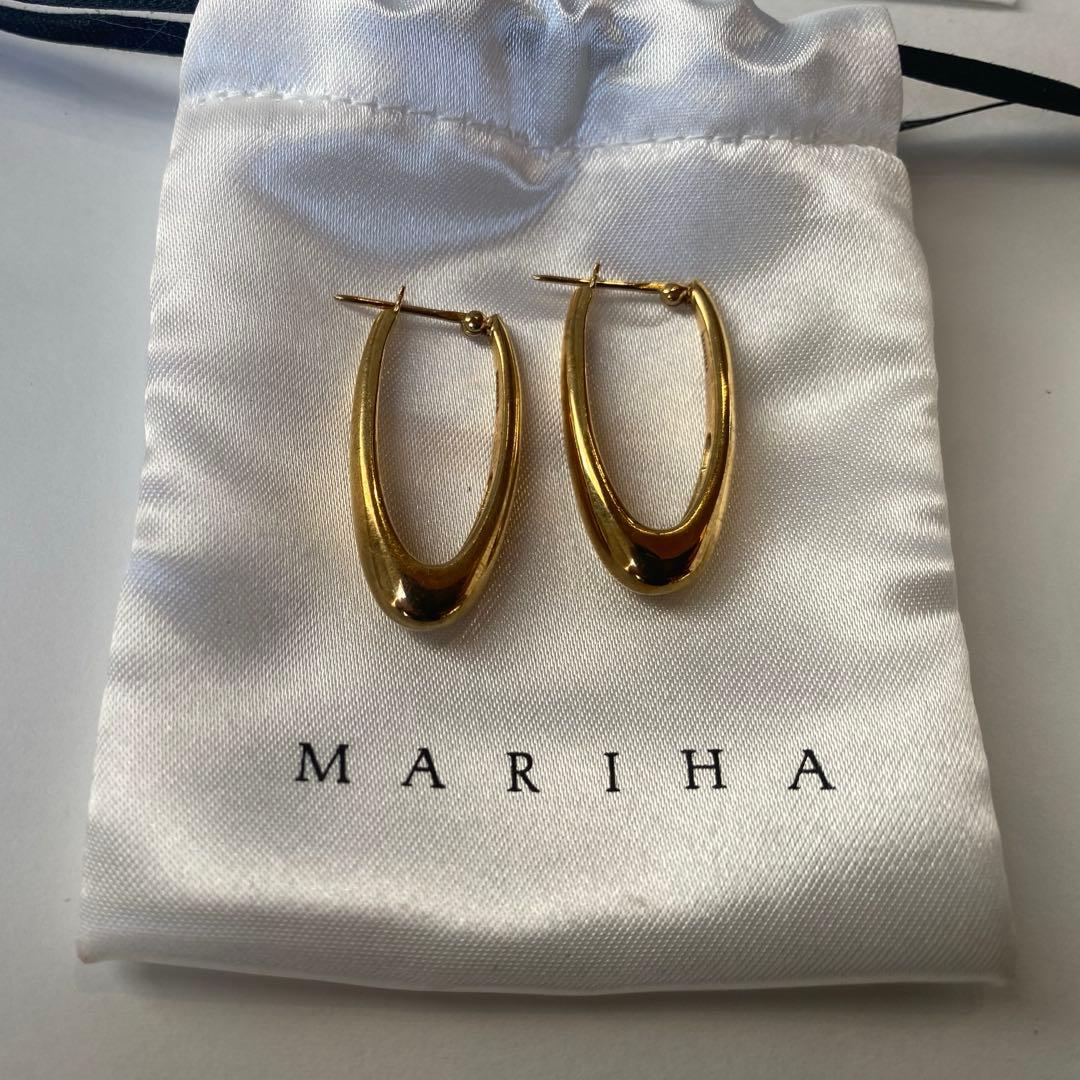美品　MARIHA MYSTIC ORBS HOOP P ピアス（両耳）