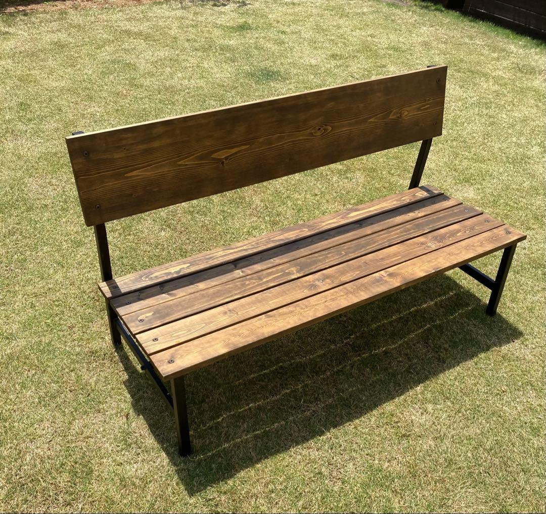 ガーデンベンチ　レトロ　カフェ　アイアン