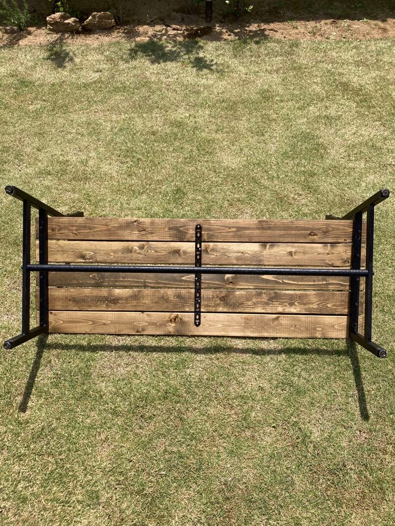 ガーデンベンチ　レトロ　カフェ　アイアン